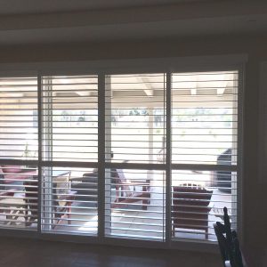 Patio Shutters Closed