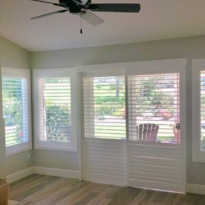 Perfectly fitted, beautifully designed. Corner shutters for a seamless & stylish look.