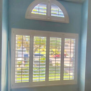 arch and 4 panel shutter